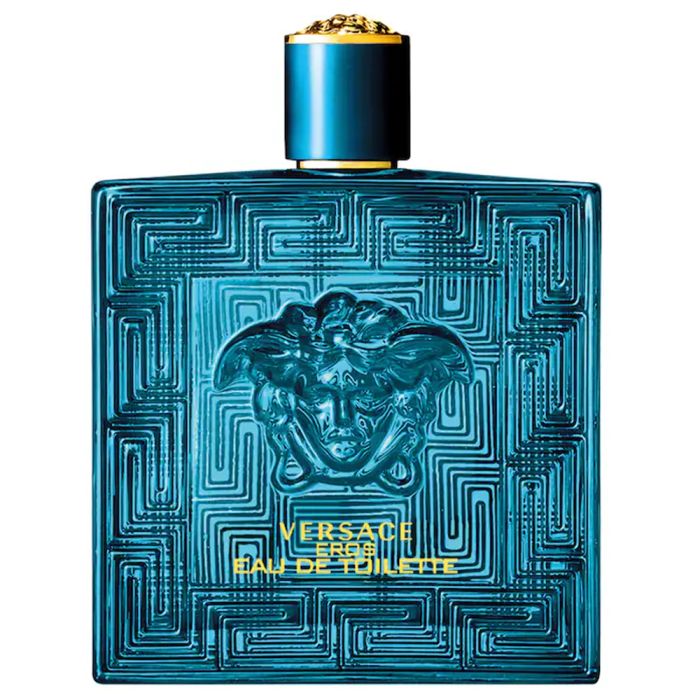 Eros Perfume, Versace turquoise Medusa-emblem Eau de Toilette bottle, Amman delivery